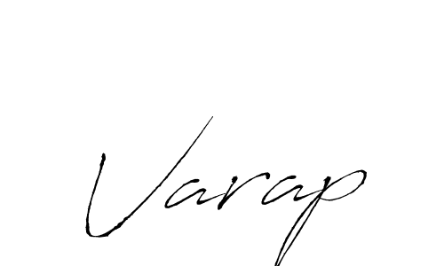 Use a signature maker to create a handwritten signature online. With this signature software, you can design (Antro_Vectra) your own signature for name Varap. Varap signature style 6 images and pictures png