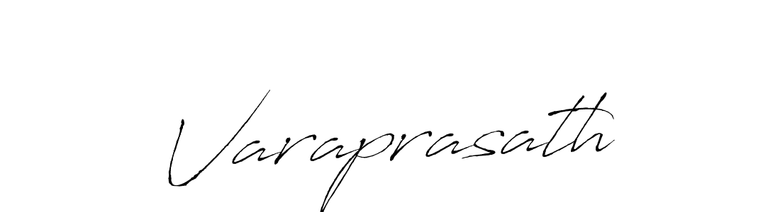 How to make Varaprasath name signature. Use Antro_Vectra style for creating short signs online. This is the latest handwritten sign. Varaprasath signature style 6 images and pictures png