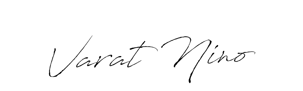 Also You can easily find your signature by using the search form. We will create Varat Nino name handwritten signature images for you free of cost using Antro_Vectra sign style. Varat Nino signature style 6 images and pictures png