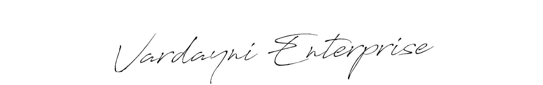 Design your own signature with our free online signature maker. With this signature software, you can create a handwritten (Antro_Vectra) signature for name Vardayni Enterprise. Vardayni Enterprise signature style 6 images and pictures png