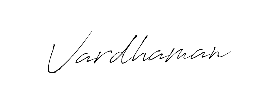 Use a signature maker to create a handwritten signature online. With this signature software, you can design (Antro_Vectra) your own signature for name Vardhaman. Vardhaman signature style 6 images and pictures png