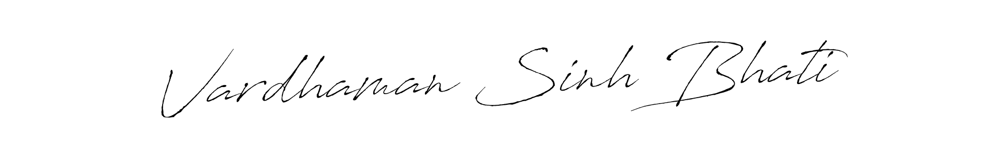 Also we have Vardhaman Sinh Bhati name is the best signature style. Create professional handwritten signature collection using Antro_Vectra autograph style. Vardhaman Sinh Bhati signature style 6 images and pictures png