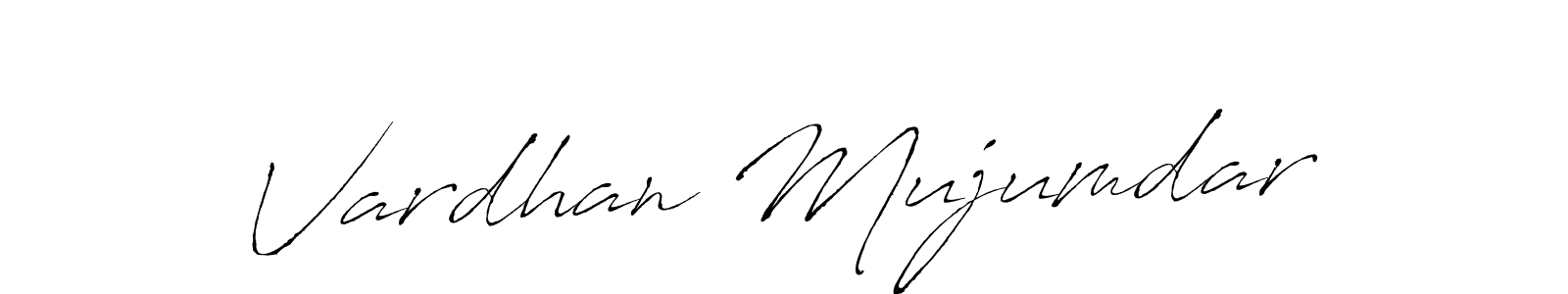 How to make Vardhan Mujumdar signature? Antro_Vectra is a professional autograph style. Create handwritten signature for Vardhan Mujumdar name. Vardhan Mujumdar signature style 6 images and pictures png