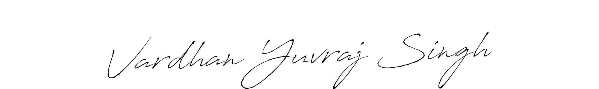Use a signature maker to create a handwritten signature online. With this signature software, you can design (Antro_Vectra) your own signature for name Vardhan Yuvraj Singh. Vardhan Yuvraj Singh signature style 6 images and pictures png