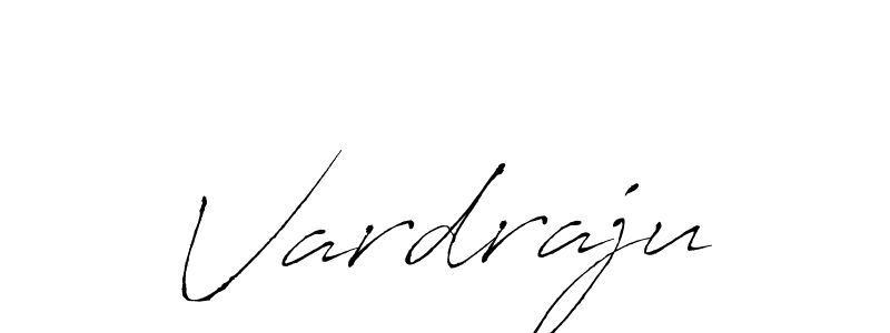 How to make Vardraju signature? Antro_Vectra is a professional autograph style. Create handwritten signature for Vardraju name. Vardraju signature style 6 images and pictures png