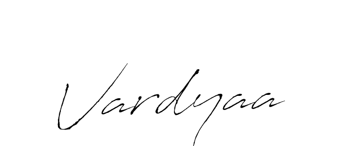 Make a beautiful signature design for name Vardyaa. With this signature (Antro_Vectra) style, you can create a handwritten signature for free. Vardyaa signature style 6 images and pictures png