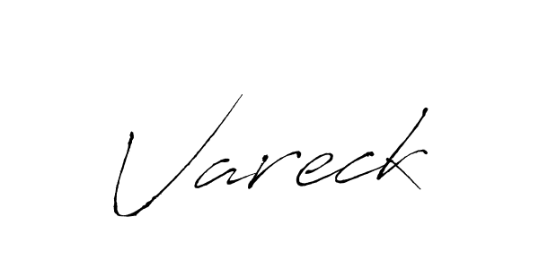 Vareck stylish signature style. Best Handwritten Sign (Antro_Vectra) for my name. Handwritten Signature Collection Ideas for my name Vareck. Vareck signature style 6 images and pictures png