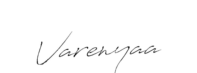 Varenyaa stylish signature style. Best Handwritten Sign (Antro_Vectra) for my name. Handwritten Signature Collection Ideas for my name Varenyaa. Varenyaa signature style 6 images and pictures png