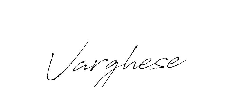 Varghese stylish signature style. Best Handwritten Sign (Antro_Vectra) for my name. Handwritten Signature Collection Ideas for my name Varghese. Varghese signature style 6 images and pictures png