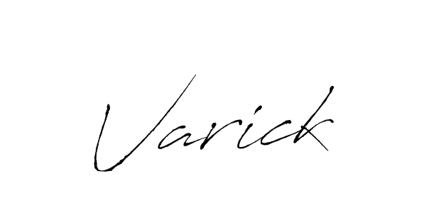 Also we have Varick name is the best signature style. Create professional handwritten signature collection using Antro_Vectra autograph style. Varick signature style 6 images and pictures png