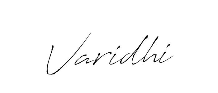 Create a beautiful signature design for name Varidhi. With this signature (Antro_Vectra) fonts, you can make a handwritten signature for free. Varidhi signature style 6 images and pictures png