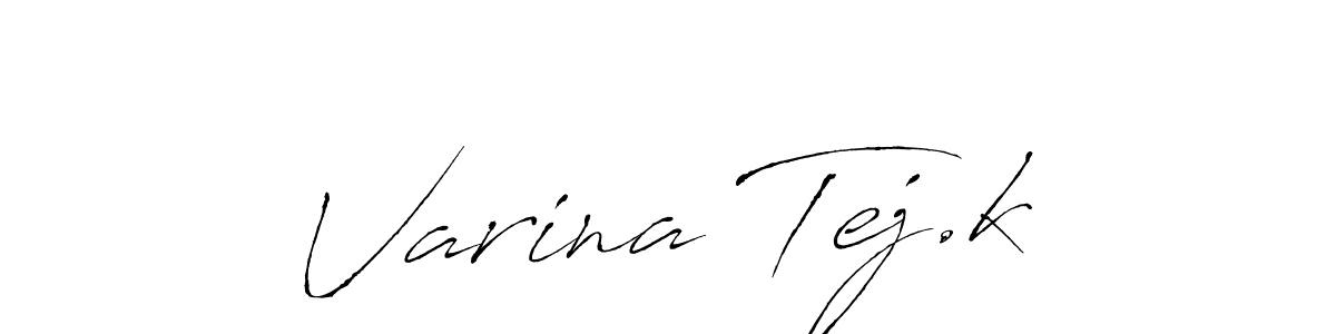 Also You can easily find your signature by using the search form. We will create Varina Tej.k name handwritten signature images for you free of cost using Antro_Vectra sign style. Varina Tej.k signature style 6 images and pictures png