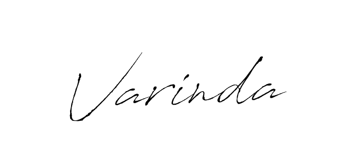 Design your own signature with our free online signature maker. With this signature software, you can create a handwritten (Antro_Vectra) signature for name Varinda. Varinda signature style 6 images and pictures png