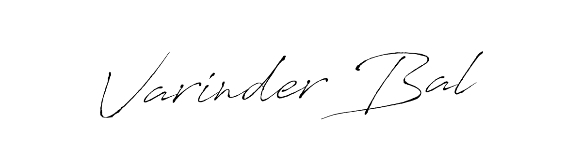 You should practise on your own different ways (Antro_Vectra) to write your name (Varinder Bal) in signature. don't let someone else do it for you. Varinder Bal signature style 6 images and pictures png