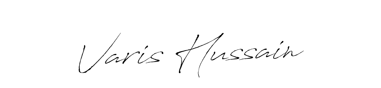 Also You can easily find your signature by using the search form. We will create Varis Hussain name handwritten signature images for you free of cost using Antro_Vectra sign style. Varis Hussain signature style 6 images and pictures png