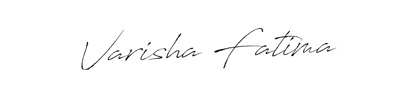 Design your own signature with our free online signature maker. With this signature software, you can create a handwritten (Antro_Vectra) signature for name Varisha Fatima. Varisha Fatima signature style 6 images and pictures png