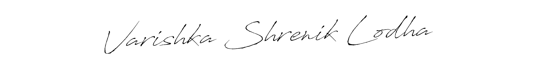 Also You can easily find your signature by using the search form. We will create Varishka Shrenik Lodha name handwritten signature images for you free of cost using Antro_Vectra sign style. Varishka Shrenik Lodha signature style 6 images and pictures png