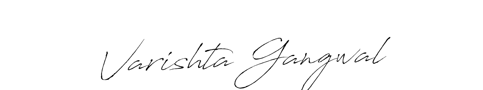 You can use this online signature creator to create a handwritten signature for the name Varishta Gangwal. This is the best online autograph maker. Varishta Gangwal signature style 6 images and pictures png
