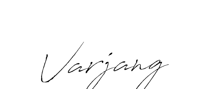 How to make Varjang name signature. Use Antro_Vectra style for creating short signs online. This is the latest handwritten sign. Varjang signature style 6 images and pictures png