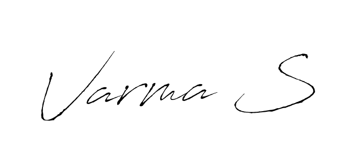 Similarly Antro_Vectra is the best handwritten signature design. Signature creator online .You can use it as an online autograph creator for name Varma S. Varma S signature style 6 images and pictures png