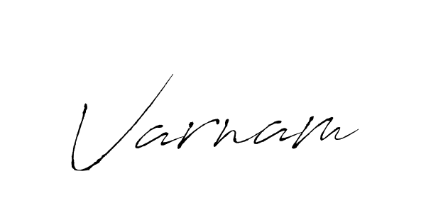Antro_Vectra is a professional signature style that is perfect for those who want to add a touch of class to their signature. It is also a great choice for those who want to make their signature more unique. Get Varnam name to fancy signature for free. Varnam signature style 6 images and pictures png