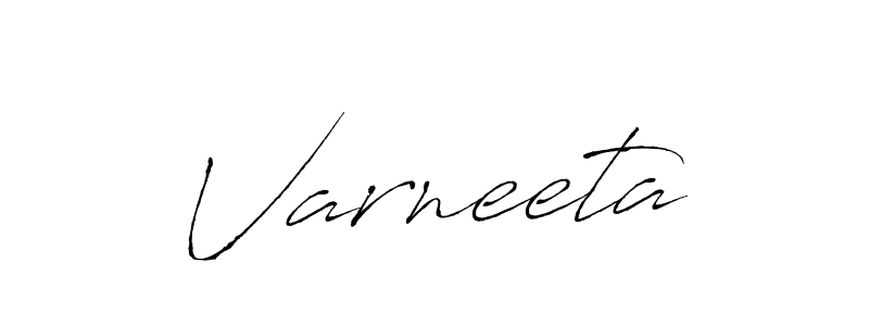 Design your own signature with our free online signature maker. With this signature software, you can create a handwritten (Antro_Vectra) signature for name Varneeta. Varneeta signature style 6 images and pictures png