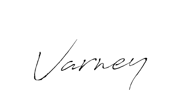 Make a beautiful signature design for name Varney. With this signature (Antro_Vectra) style, you can create a handwritten signature for free. Varney signature style 6 images and pictures png