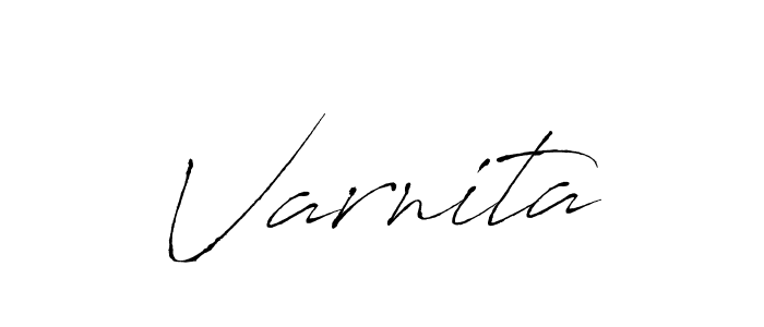 How to make Varnita signature? Antro_Vectra is a professional autograph style. Create handwritten signature for Varnita name. Varnita signature style 6 images and pictures png