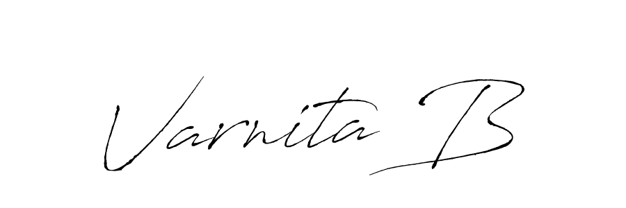 You should practise on your own different ways (Antro_Vectra) to write your name (Varnita B) in signature. don't let someone else do it for you. Varnita B signature style 6 images and pictures png