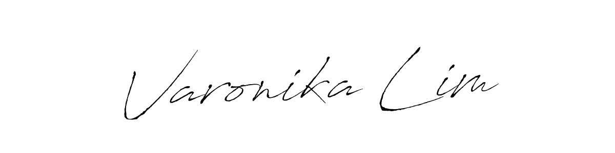 Once you've used our free online signature maker to create your best signature Antro_Vectra style, it's time to enjoy all of the benefits that Varonika Lim name signing documents. Varonika Lim signature style 6 images and pictures png