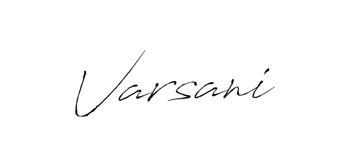 Antro_Vectra is a professional signature style that is perfect for those who want to add a touch of class to their signature. It is also a great choice for those who want to make their signature more unique. Get Varsani name to fancy signature for free. Varsani signature style 6 images and pictures png