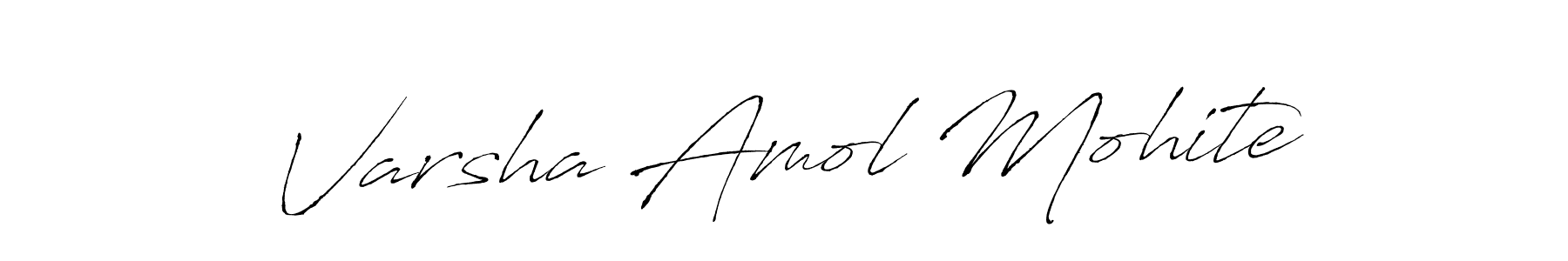Also You can easily find your signature by using the search form. We will create Varsha Amol Mohite name handwritten signature images for you free of cost using Antro_Vectra sign style. Varsha Amol Mohite signature style 6 images and pictures png