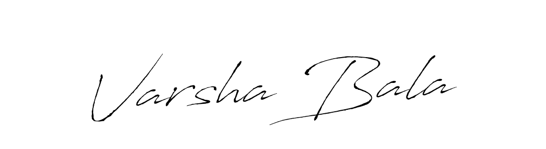 Make a beautiful signature design for name Varsha Bala. With this signature (Antro_Vectra) style, you can create a handwritten signature for free. Varsha Bala signature style 6 images and pictures png