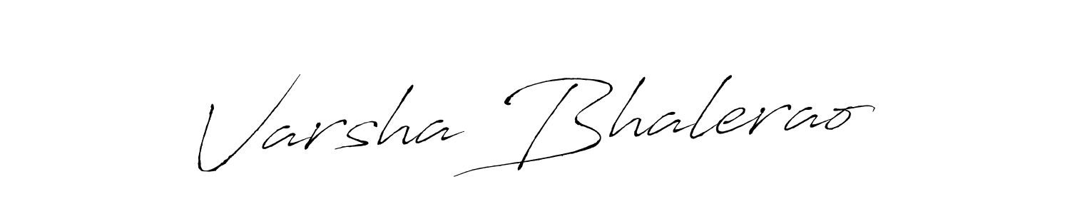 Create a beautiful signature design for name Varsha Bhalerao. With this signature (Antro_Vectra) fonts, you can make a handwritten signature for free. Varsha Bhalerao signature style 6 images and pictures png