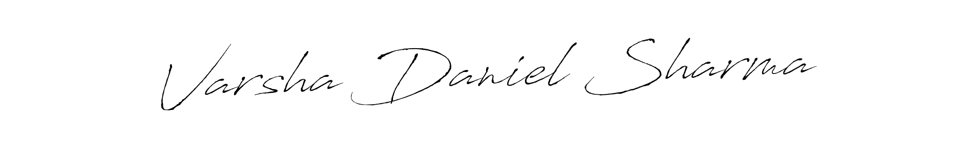 Make a beautiful signature design for name Varsha Daniel Sharma. Use this online signature maker to create a handwritten signature for free. Varsha Daniel Sharma signature style 6 images and pictures png