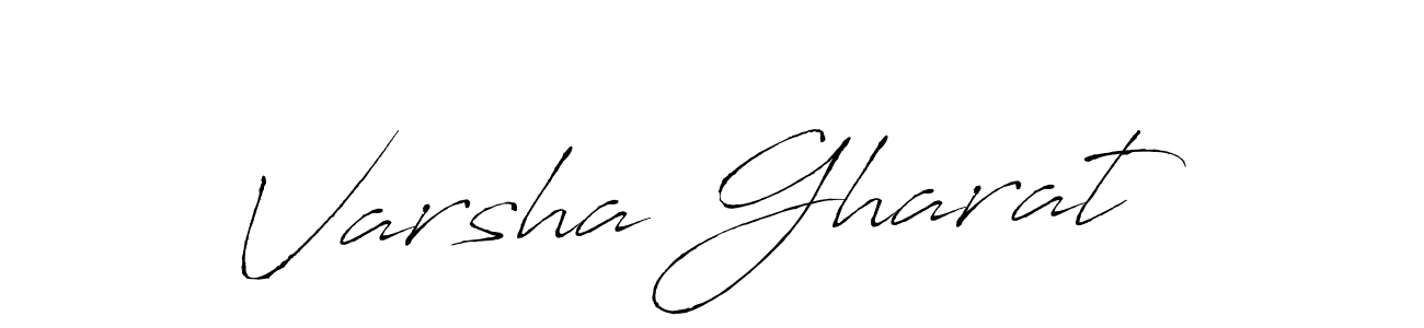 The best way (Antro_Vectra) to make a short signature is to pick only two or three words in your name. The name Varsha Gharat include a total of six letters. For converting this name. Varsha Gharat signature style 6 images and pictures png