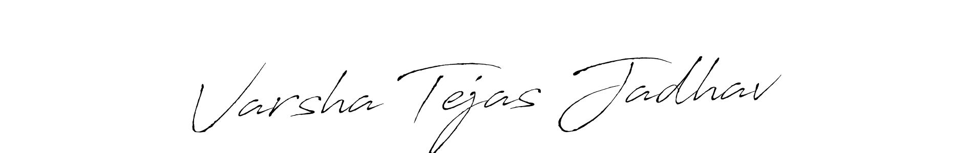 Similarly Antro_Vectra is the best handwritten signature design. Signature creator online .You can use it as an online autograph creator for name Varsha Tejas Jadhav. Varsha Tejas Jadhav signature style 6 images and pictures png