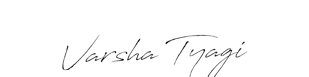 Design your own signature with our free online signature maker. With this signature software, you can create a handwritten (Antro_Vectra) signature for name Varsha Tyagi. Varsha Tyagi signature style 6 images and pictures png