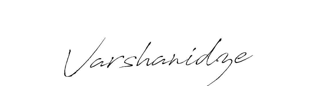 Use a signature maker to create a handwritten signature online. With this signature software, you can design (Antro_Vectra) your own signature for name Varshanidze. Varshanidze signature style 6 images and pictures png