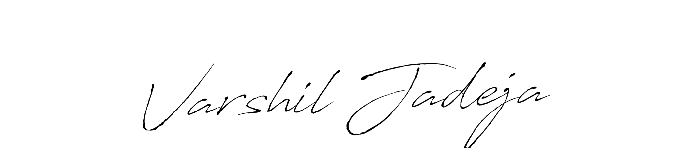 Also we have Varshil Jadeja name is the best signature style. Create professional handwritten signature collection using Antro_Vectra autograph style. Varshil Jadeja signature style 6 images and pictures png