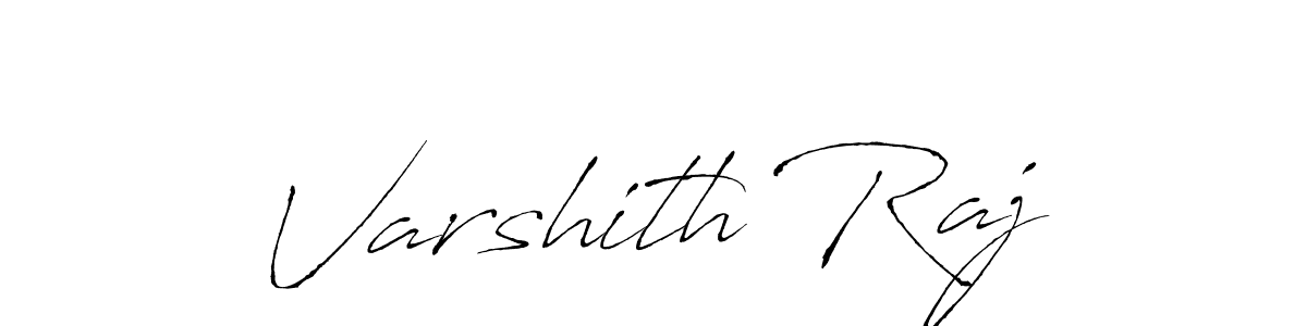 Make a beautiful signature design for name Varshith Raj. With this signature (Antro_Vectra) style, you can create a handwritten signature for free. Varshith Raj signature style 6 images and pictures png