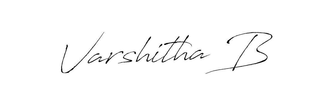 Antro_Vectra is a professional signature style that is perfect for those who want to add a touch of class to their signature. It is also a great choice for those who want to make their signature more unique. Get Varshitha B name to fancy signature for free. Varshitha B signature style 6 images and pictures png