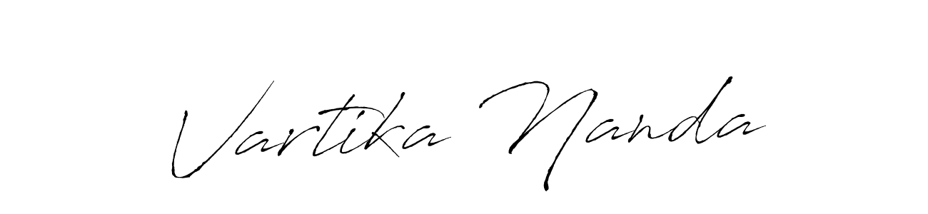 You should practise on your own different ways (Antro_Vectra) to write your name (Vartika Nanda) in signature. don't let someone else do it for you. Vartika Nanda signature style 6 images and pictures png