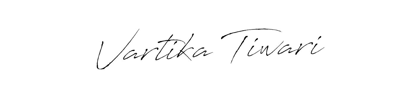 Design your own signature with our free online signature maker. With this signature software, you can create a handwritten (Antro_Vectra) signature for name Vartika Tiwari. Vartika Tiwari signature style 6 images and pictures png