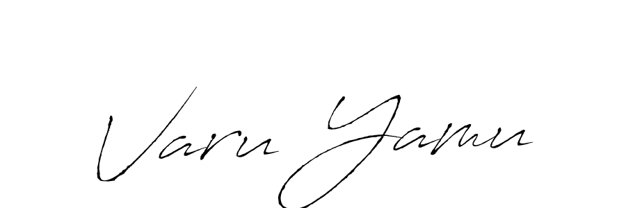 Varu Yamu stylish signature style. Best Handwritten Sign (Antro_Vectra) for my name. Handwritten Signature Collection Ideas for my name Varu Yamu. Varu Yamu signature style 6 images and pictures png