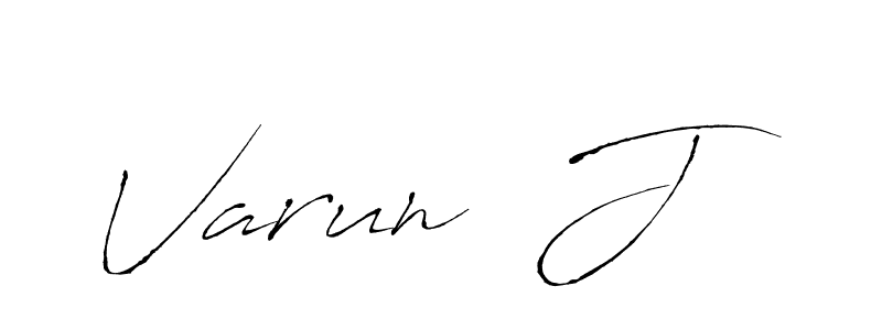 You should practise on your own different ways (Antro_Vectra) to write your name (Varun  J) in signature. don't let someone else do it for you. Varun  J signature style 6 images and pictures png