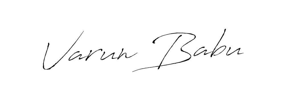 Create a beautiful signature design for name Varun Babu. With this signature (Antro_Vectra) fonts, you can make a handwritten signature for free. Varun Babu signature style 6 images and pictures png