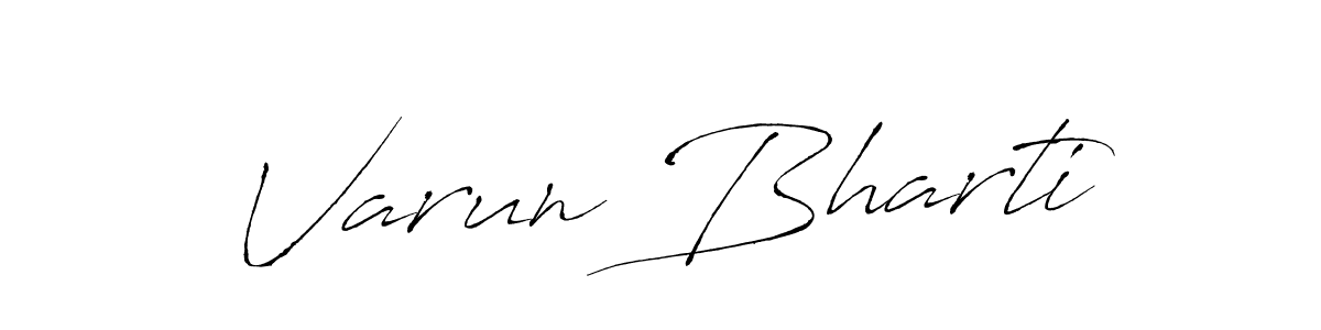Design your own signature with our free online signature maker. With this signature software, you can create a handwritten (Antro_Vectra) signature for name Varun Bharti. Varun Bharti signature style 6 images and pictures png