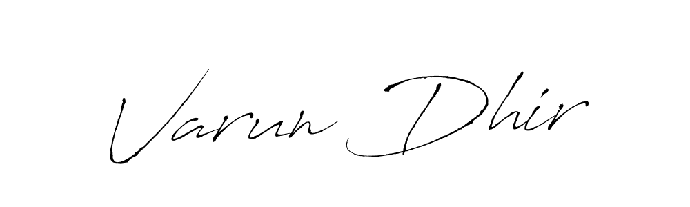 This is the best signature style for the Varun Dhir name. Also you like these signature font (Antro_Vectra). Mix name signature. Varun Dhir signature style 6 images and pictures png