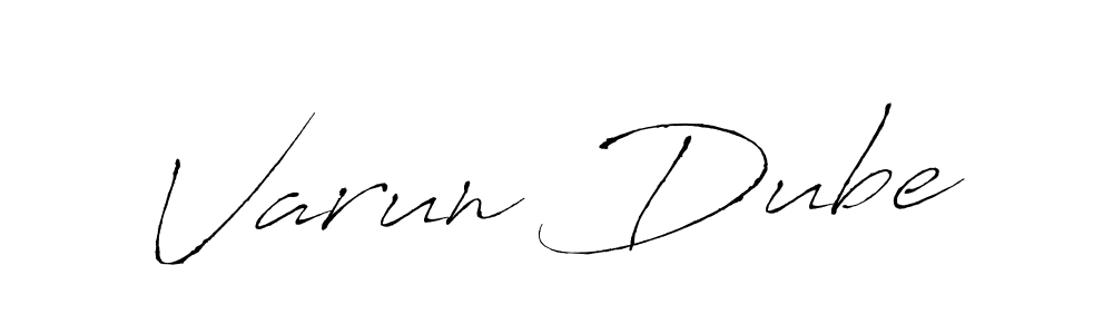 Antro_Vectra is a professional signature style that is perfect for those who want to add a touch of class to their signature. It is also a great choice for those who want to make their signature more unique. Get Varun Dube name to fancy signature for free. Varun Dube signature style 6 images and pictures png